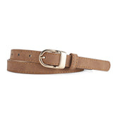2025 new women's Korean fashion belt student jeans decorative thin belt - Negative Apparel