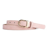 2025 new women's Korean fashion belt student jeans decorative thin belt - Negative Apparel