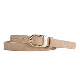 2025 new women's Korean fashion belt student jeans decorative thin belt - Negative Apparel