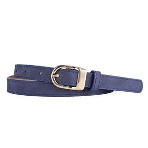 2025 new women's Korean fashion belt student jeans decorative thin belt - Negative Apparel