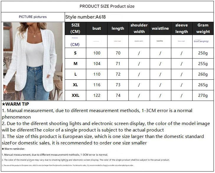 2025 spring new ya - colored bud double pocket open placket long - sleeved jacket top coat women - Negative Apparel