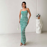 2025 Spring/Summer – Sweet & Fresh Suspender Backless Floral Holiday Dress - Negative Apparel