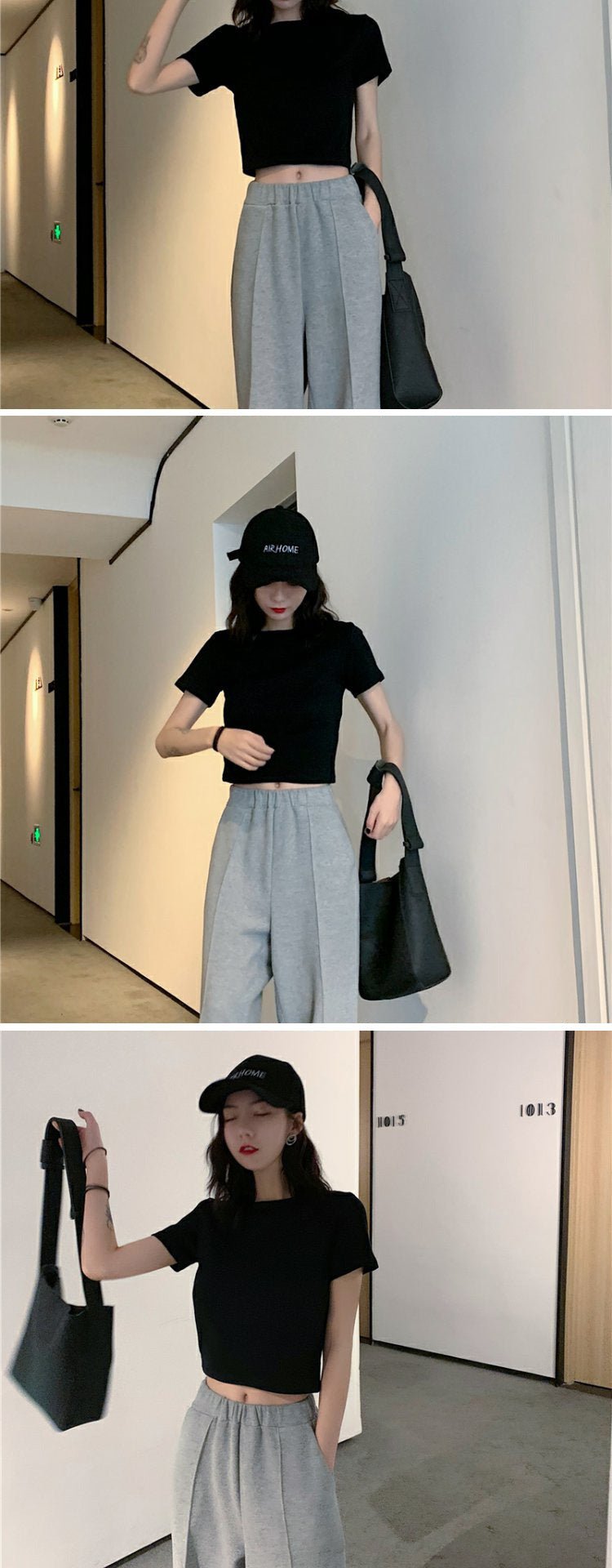 9 colors short style navel - baring solid color short - sleeved T-shirt for women summer 2025 tops - Negative Apparel