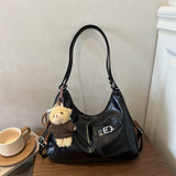 Tote Backpack with Plush Charm