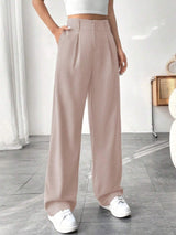 Stretch Wide Leg Palazzo Trousers