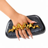 Oval Acrylic Evening Bag