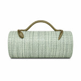 Snake Effect Oval Evening Bag