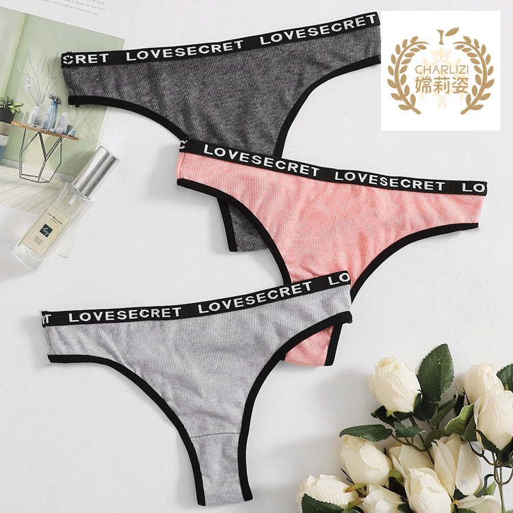 The Cotton Tease | Women's Low-Rise Cotton Thong Panties