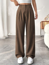 Stretch Wide Leg Palazzo Trousers