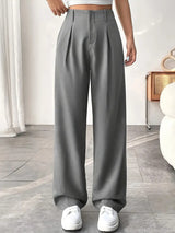 Stretch Wide Leg Palazzo Trousers