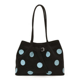 Polka Dot Shoulder Tote Bag
