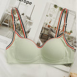 The Modal Whisper | Women's Wireless Seamless Lace Push-Up Bra