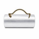 Snake Effect Oval Evening Bag