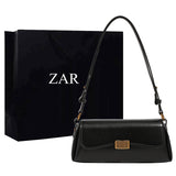 Textured Fabric Baguette Bag