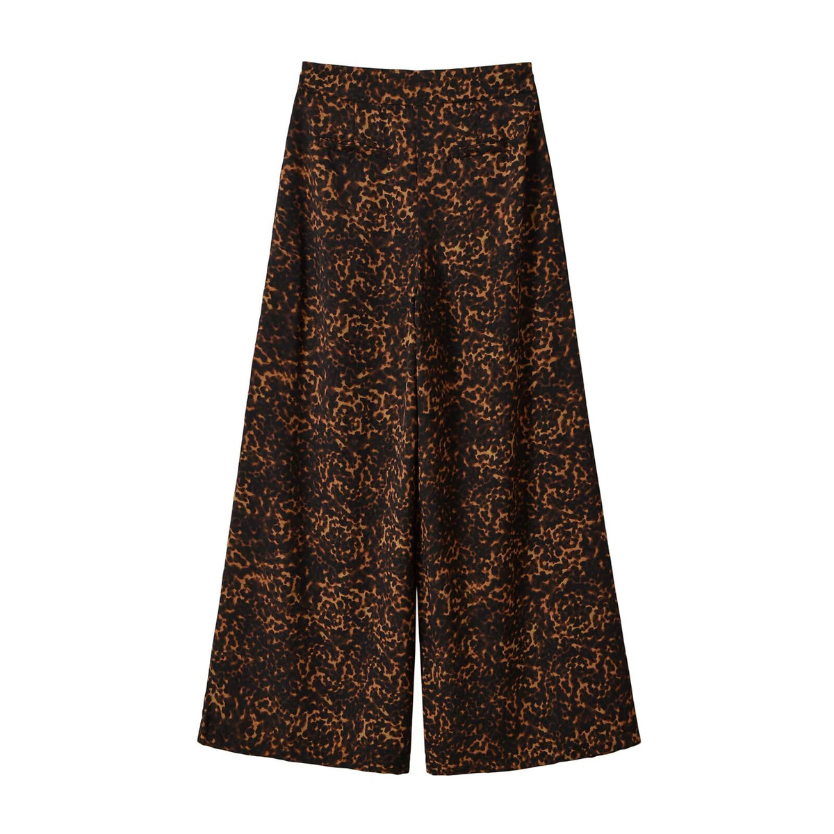 Leopard Print High Waist Trousers
