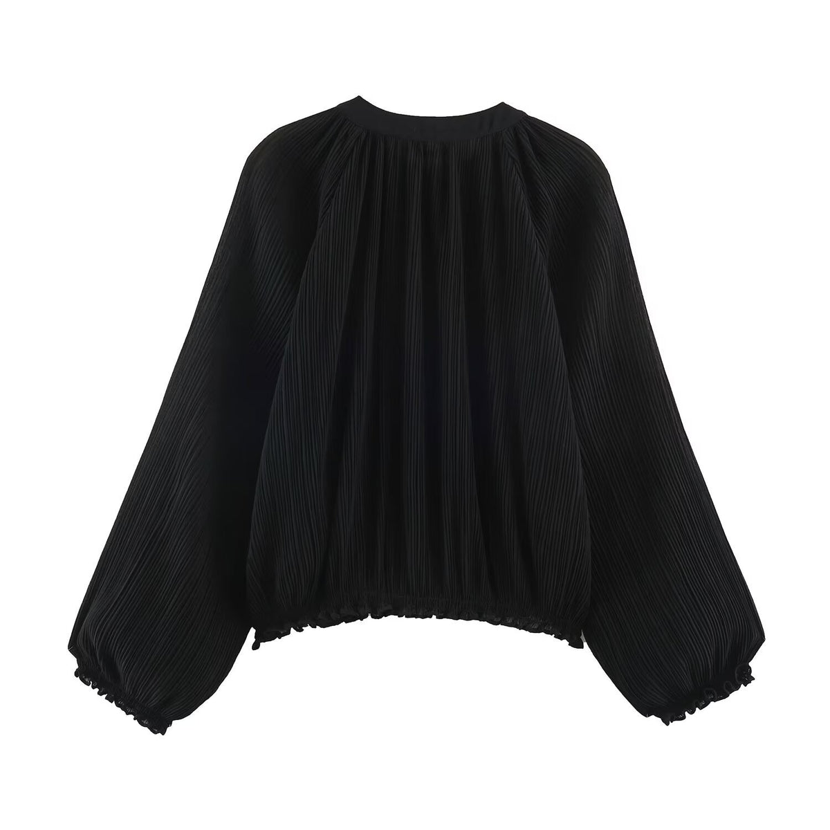 Pleated Panel Zip Jacket