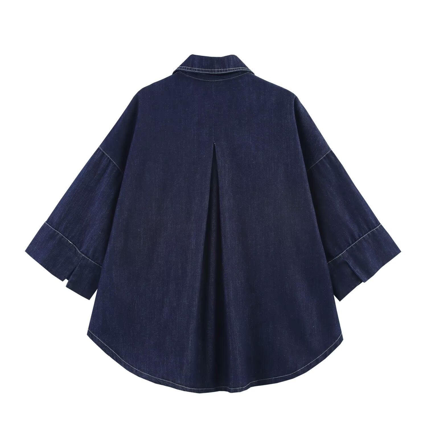 Wide Sleeve Shirt and Pleated Trouser Set