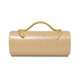 Snake Effect Oval Evening Bag