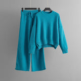 Brushed Knit Sweater and Trouser Set