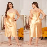 Plus Size Satin Cami Nightdress