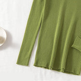 Full Turtleneck Slim Knit Sweater