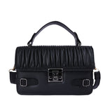 Pleated Panel Handbag