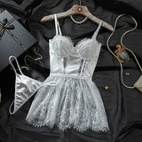Lace Underwire Cami Chemise