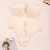 The Lace Allure | Women's Lace Strapless Bodysuit Bra