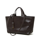 Soft Leather Tote Shoulder Bag