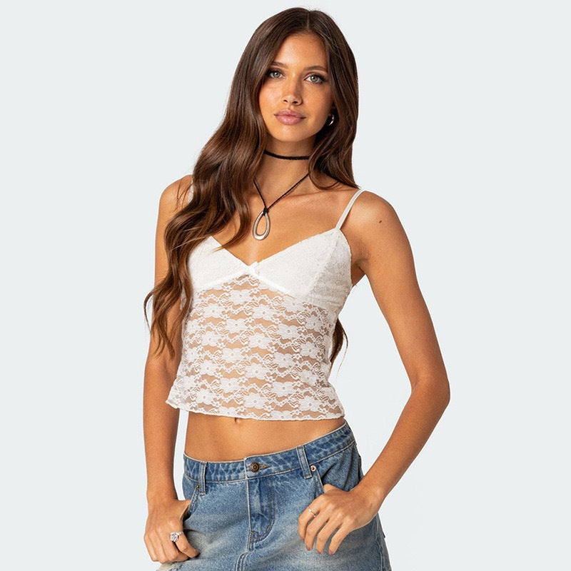Bow Back V-Neck Cami Top