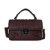 Pleated Panel Handbag