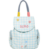 Small Check Print Backpack