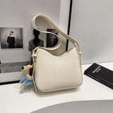 Pebbled Texture Shoulder Bag
