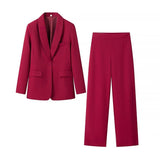 Tailored Blazer and Trouser Suit Set