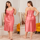 Plus Size Satin Cami Nightdress