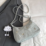 Butterfly Detail Small Square Bag