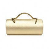 Snake Effect Oval Evening Bag