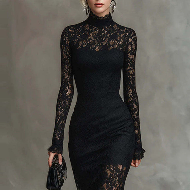 Floral Print Long Sleeve Maxi Dress