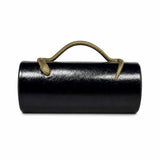 Snake Effect Oval Evening Bag