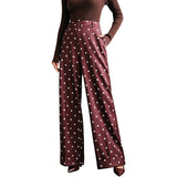 High Waist Wide Leg Trousers