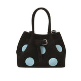 Polka Dot Shoulder Tote Bag