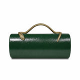 Snake Effect Oval Evening Bag