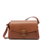 Leather Flap Crossbody Bag