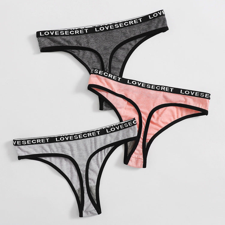 The Cotton Tease | Women's Low-Rise Cotton Thong Panties