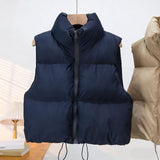 Short Padded Sleeveless Gilet