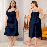 Plus Size Satin Cami Nightdress