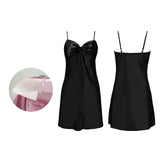 Padded Halter Satin Nightdress