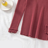 Thin Stretch V Neck Knit Pullover