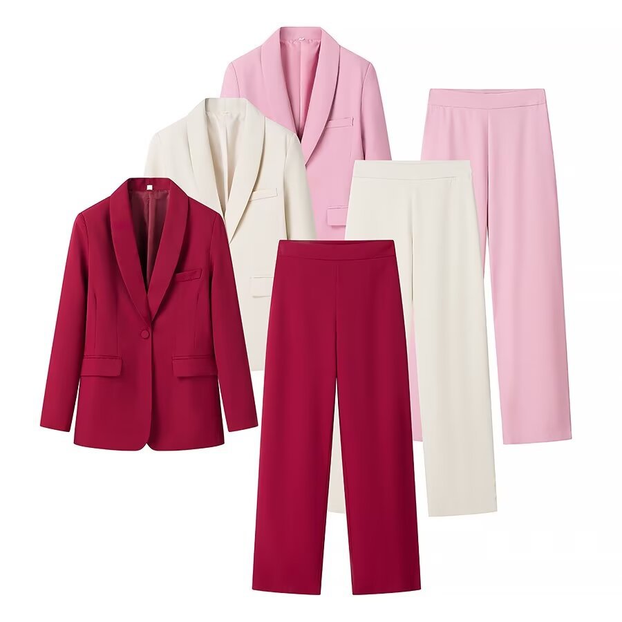 Tailored Blazer and Trouser Suit Set