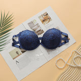 The Noir Lift | Women's Lace Underwire Push-Up Bra